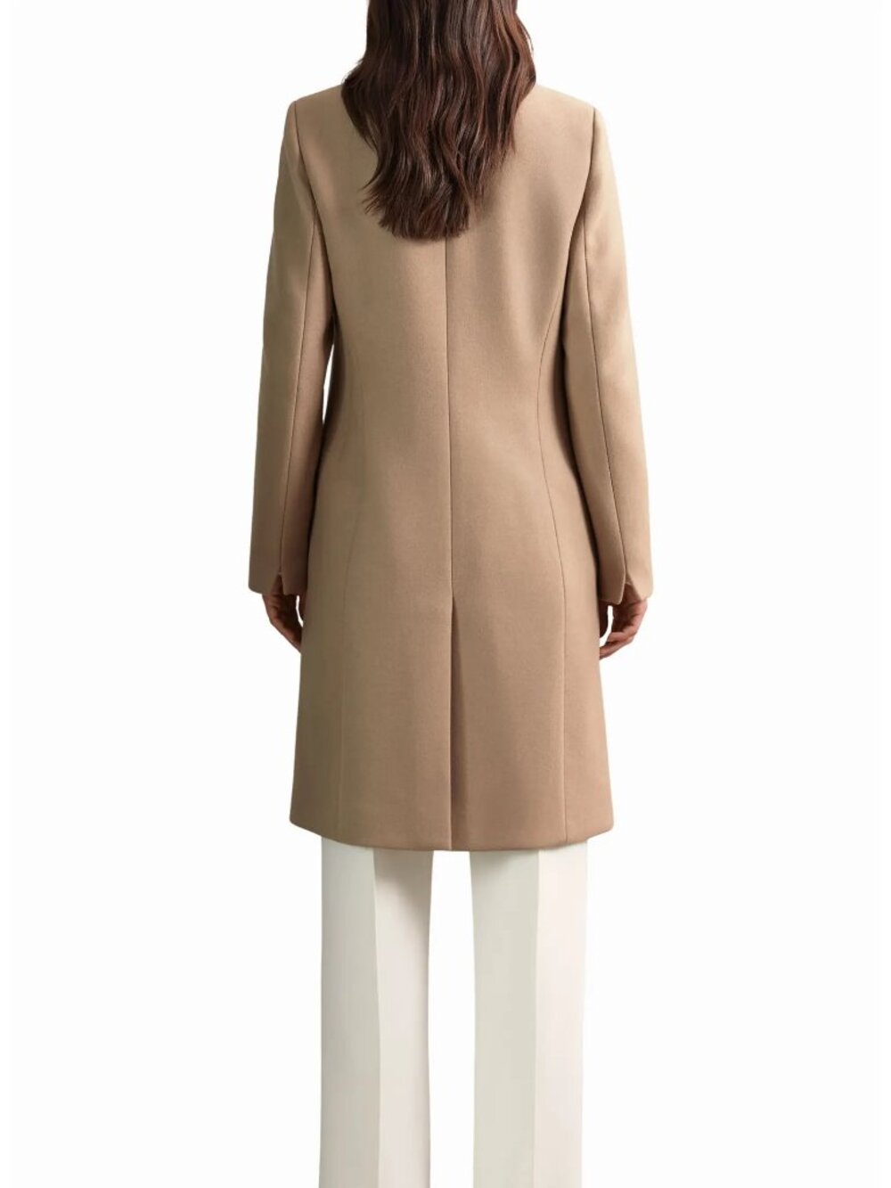 REISS Max Wool Blend Coat in Camel - Picture 3 of 5